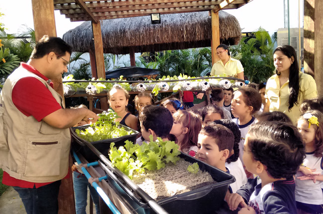 Laboratório de Aquaponia