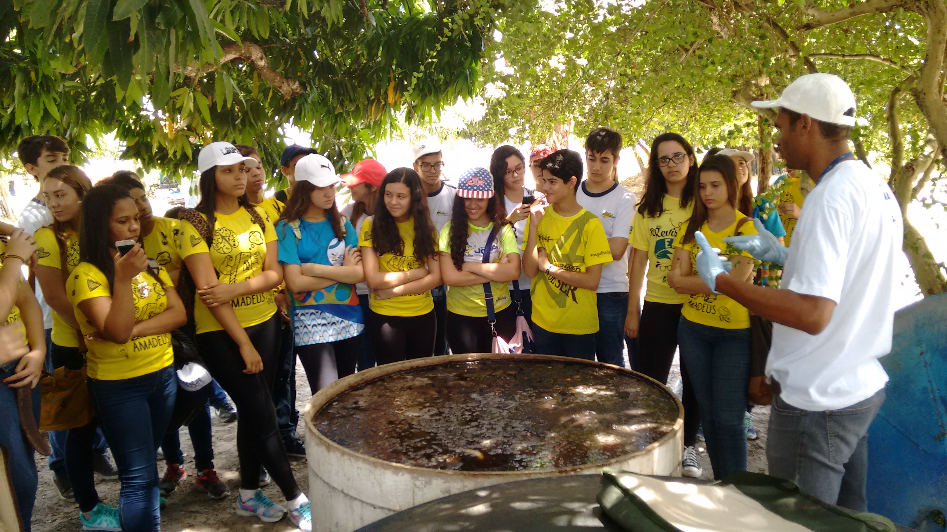 Alunos da 1ª Série visitam Reserva do Caju